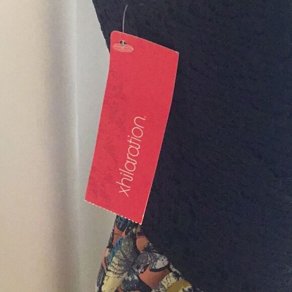 Lace top dress with colorful butterfly skirt in XS by XHILARATION - Picture 13 of 16